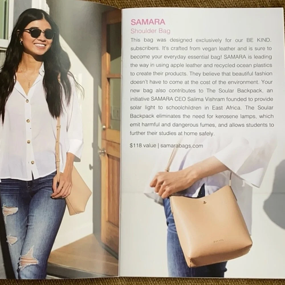 Samara Blush Pebble Leather Crossbody Bag